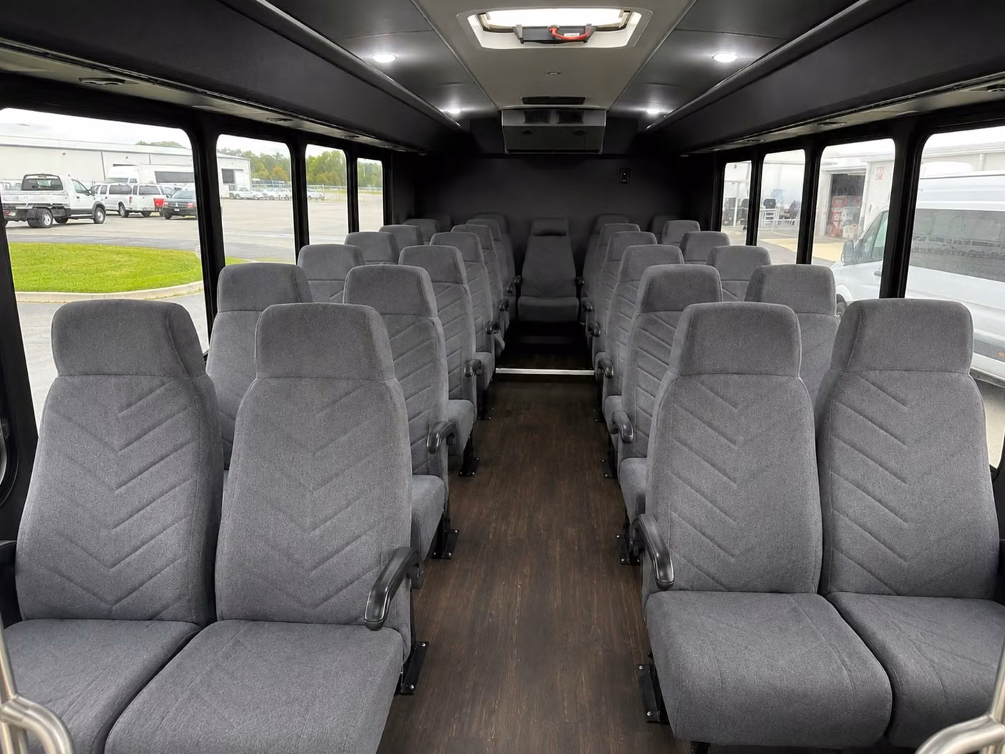 15 passenger minibus interior
