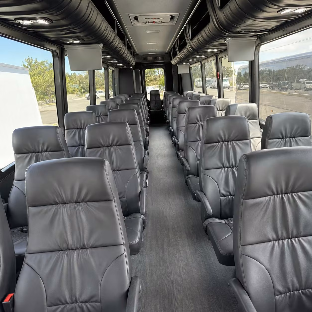 28 passenger minibus inside